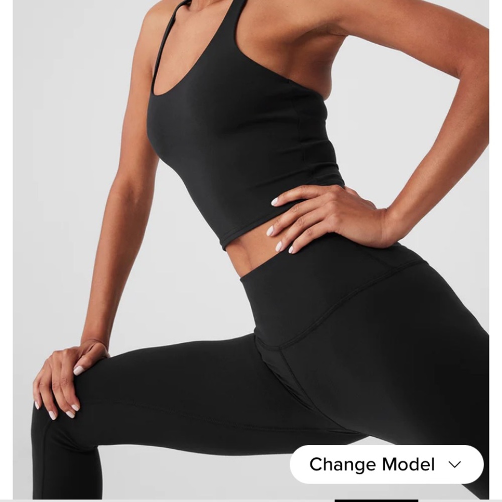 Alo Yoga High Waist Airbrush Legging M Black